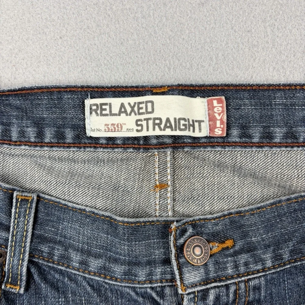 Levi's 559 Relaxed Straight Jeans Men's 38x30 Medium Wash Denim